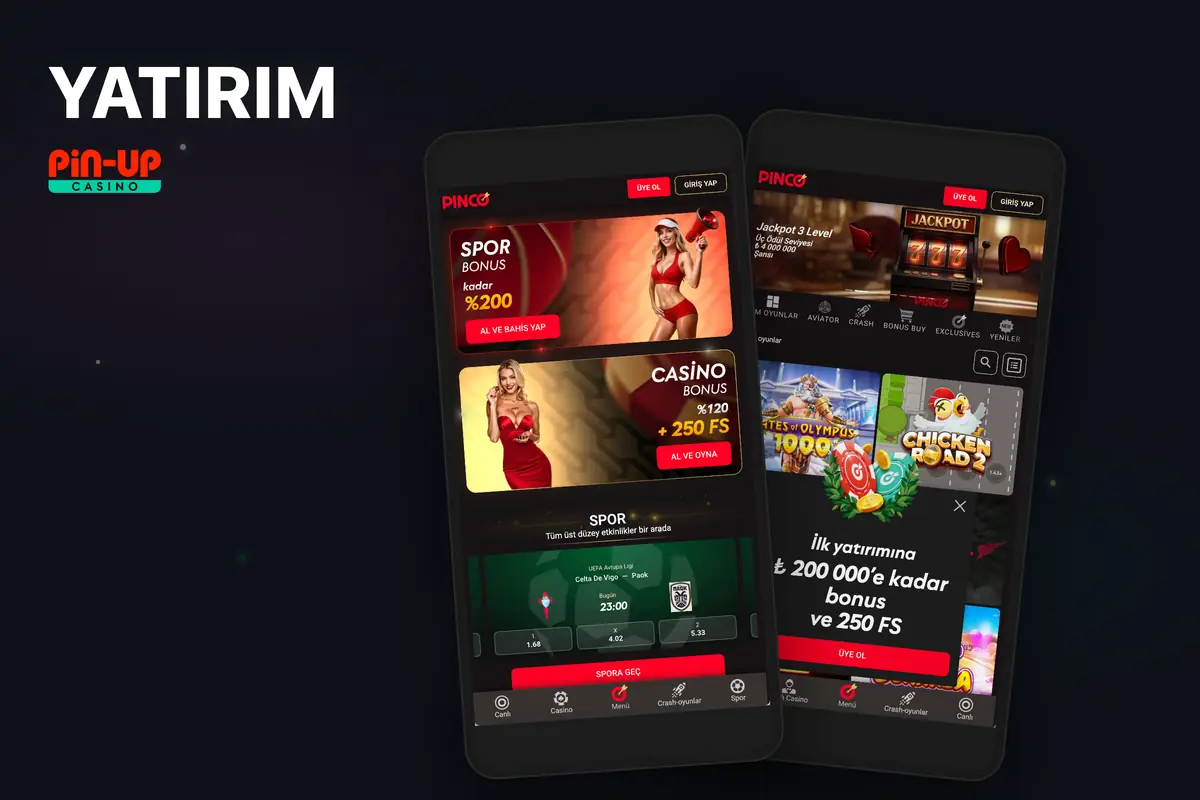 Pin Up Casino yatırım ekranı mobilde — ödeme yöntemleri